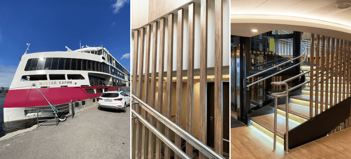 Wallhof Rail System™ — лайнер«Мустай Карим».