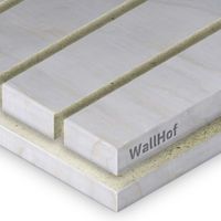 (имитация акустической 16/2) HPL-пластик «Мрамор серый»