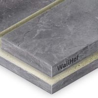 (имитация акустики 32/2) HPL-пластик «Мрамор Марквина серый»