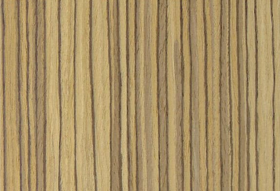 Натуральное дерево: шпон файн-лайн «Зебрано» 7 TS (F021Rd)